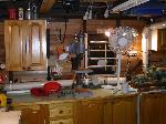 The recycled kitchen cabinets